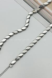 Lamelif Gümüş Tasarım Zincir Bileklik