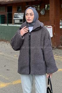 Smoked Normal Neck Long Arm Coat