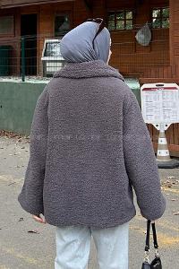 Smoked Normal Neck Long Arm Coat