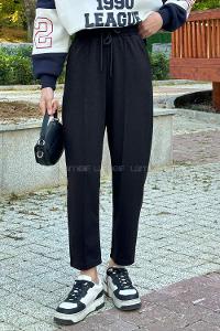 Lamelif Oysho Modal Şalvar Balon Modelli Eşofman Altı Siyah