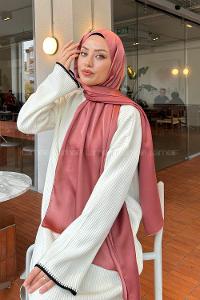 Lamelif Janjan Şal Gül Kurusu