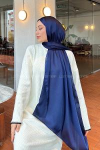 Lamelif Janjan Şal Lacivert