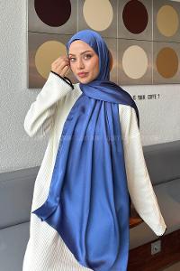 Lamelif Janjan Şal Mavi