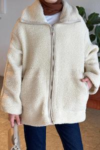 Stone Normal Neck Long Arm Coat