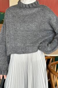 Lamelif Crop Kazak Antrasit