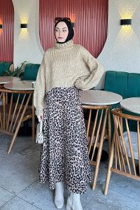 Lamelif Crop Kazak Camel