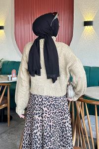 Lamelif Crop Kazak Camel