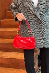 Lamelif Rugan Baget Kadın Çanta Kırmızı