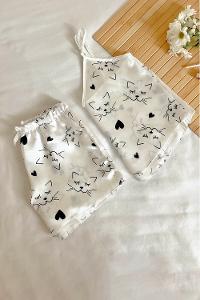 Lamelif Saten Takım Desteksiz