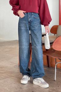 Lamelif Kemer Tokalı Baggy Jean