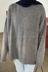 Lamelif Salaş Dokulu Kazak Antrasit