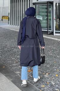 Lamelif Sihirli Trenç Lacivert