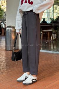 Lamelif Oysho Modal Şalvar Balon Modelli Eşofman Altı Antrasit