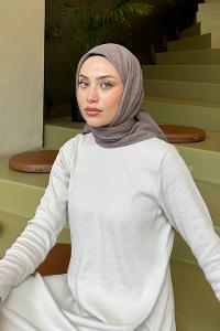 Lamelif Bambu Eşarp Soft Kahve