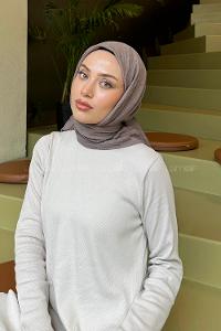 Lamelif Bambu Eşarp Soft Kahve