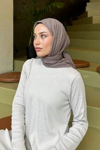 Lamelif Bambu Eşarp Soft Kahve