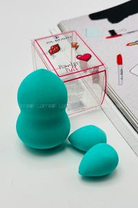 Lamelif Jol Beauty Makyaj Süngeri 3 lü Yeşil