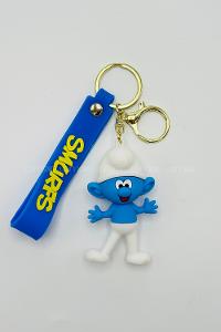 Lamelif Şirinler Anahtarlık Mavi