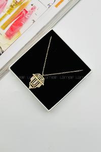Gold Gold Straight Necklace
