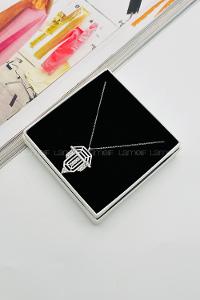 Lamelif Gümüş Kristal Taşlı Zirkon Serenay Kolye