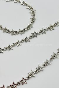 Lamelif Gümüş Yıldız Kolye