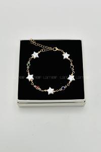 Lamelif Gold Yıldız Zarif Bileklik