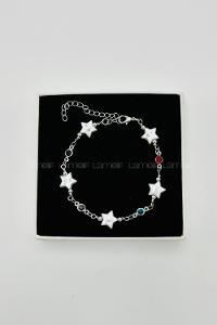 Lamelif Gümüş Yıldız Zarif Bileklik