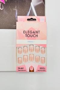 Lamelif Gold Beauty French Takma Tırnak 24 lü Pudra