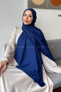 Lamelif Comfort Pamuk Şal Gece Mavisi