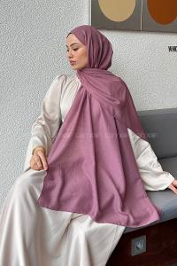 Lamelif Comfort Pamuk Şal Gül Kurusu