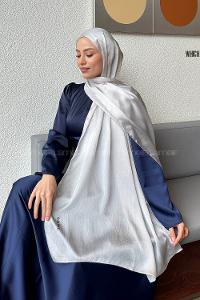 Lamelif Janjan Şal Gümüş