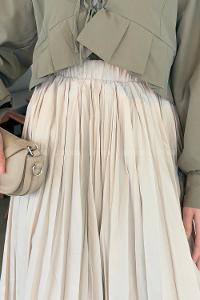 Lamelif Kraşlı Tesettür Etek Taş