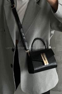 Lamelif Montanna Model Kadın El Ve Omuz Çantası Siyah