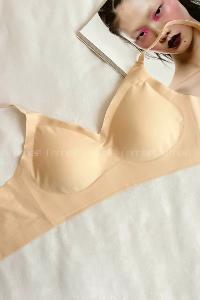 Skin Cotton Fabric Without Underwire Unsupport Bralet