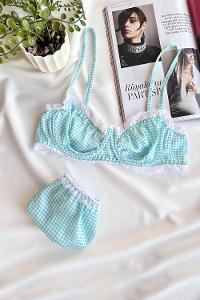 Lamelif Jasmin Dantelli Saten Takım