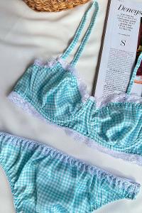 Lamelif Jasmin Dantelli Saten Takım