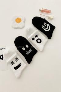 Lamelif 4lü Emoji Kolej Çorap