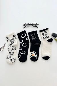 Lamelif 4lü Smile Kolej Çorap