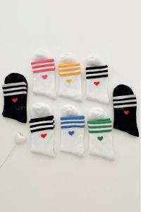 Lamelif 8li Fitilli Kalpli Kolej Çorap