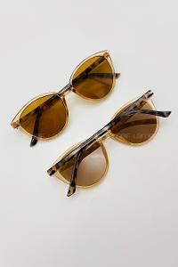 Brown With Milk Glasses