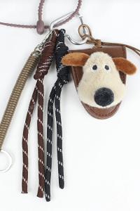 Lamelif Gözlük Tutmalı Köpek Çanta Charmı