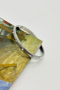 Lamelif Çelik Gümüş Pırlanta Taş Detaylı Bileklik