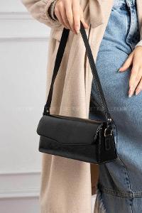 Lamelif Gloria Model Deri Kadın El Ve Omuz Çantası Siyah