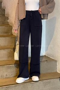 Lamelif Bol Paça Oysho Eşofman Altı Lacivert