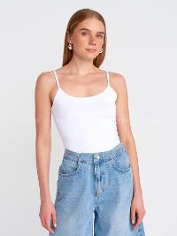 White Crew Neck Short Arm Cotton Fabric Unprinted T-shirt