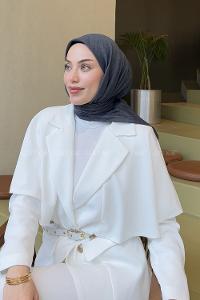 Lamelif Bambu Eşarp Antrasit