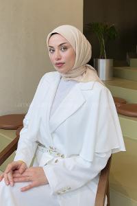 Lamelif Bambu Eşarp Bej