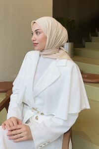 Lamelif Bambu Eşarp Bej