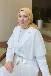 Lamelif Bambu Eşarp Hardal Sarısı