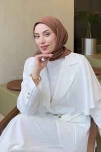 Lamelif Bambu Eşarp Sütlü Kahve